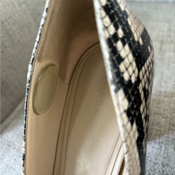 Marc Fisher Snakeskin Pumps Heals Size 9.5 M - Picture 5 of 10